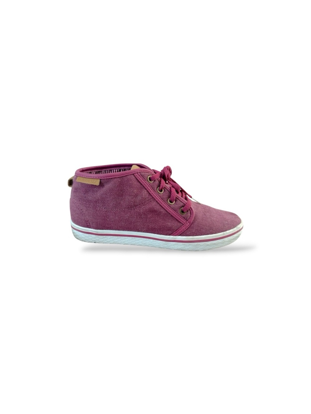 Retro Adidas Women's Burgundy High-Top Sneakers